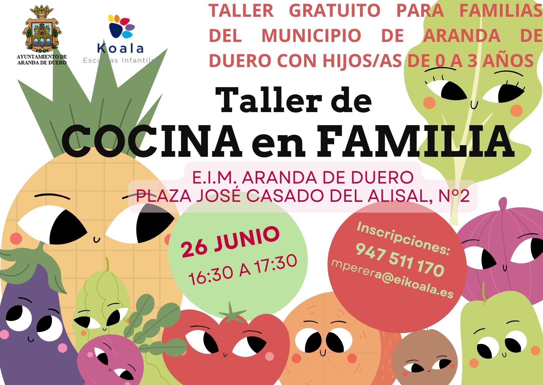 TALLER DE COCINA EN FAMILIA